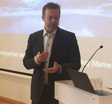 Adm. dir. Alf-Helge Aarskog i Marine Harvest ASA på Hardangerfjordkonferansen