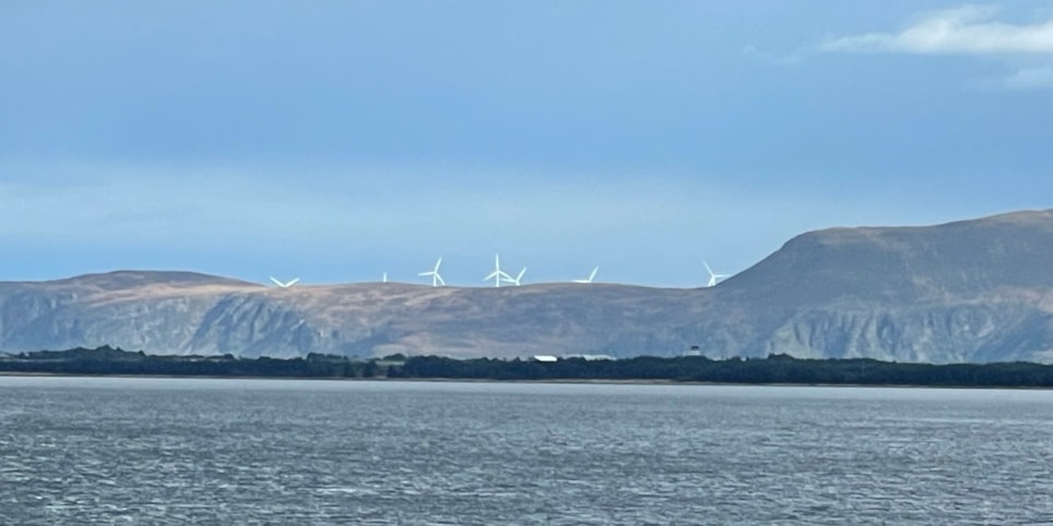 Vindmøller på Haram ved Ålesund.